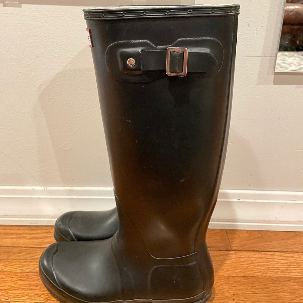 Hunter Original Tall Rain boots in Black